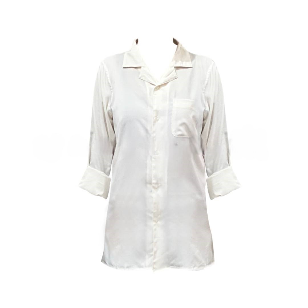 Revere Collar Shirt – Off White