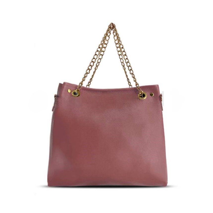 Chain Straps Tote Bag – Pink