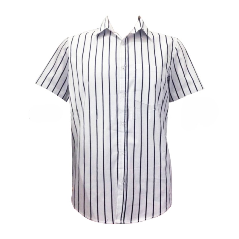 Med Striped Short Sleeve Shirt