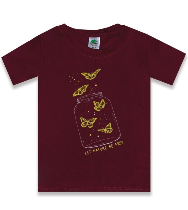 Let Nature Be Free Kids T Shirts