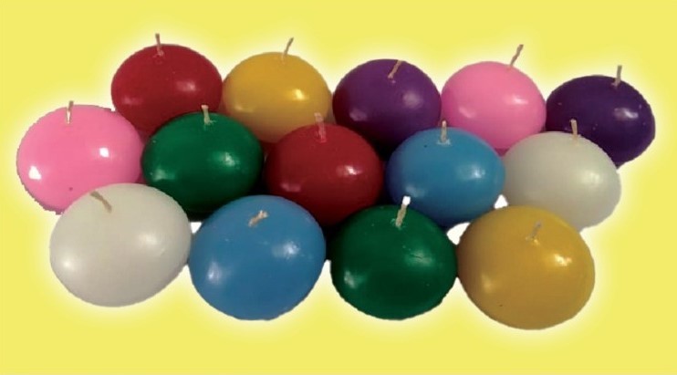 Floating Candles - Ball, 6 Pieses