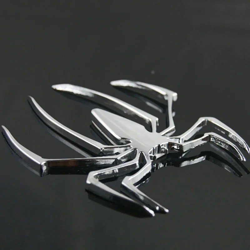 Car Stickers Metal 3D Spider Car Logo