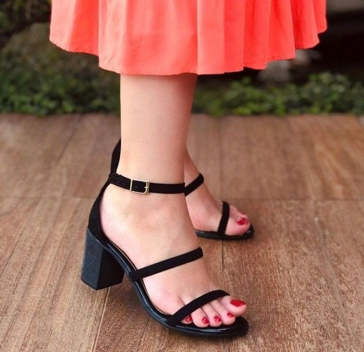 Chic Black Sandal Heels For Women