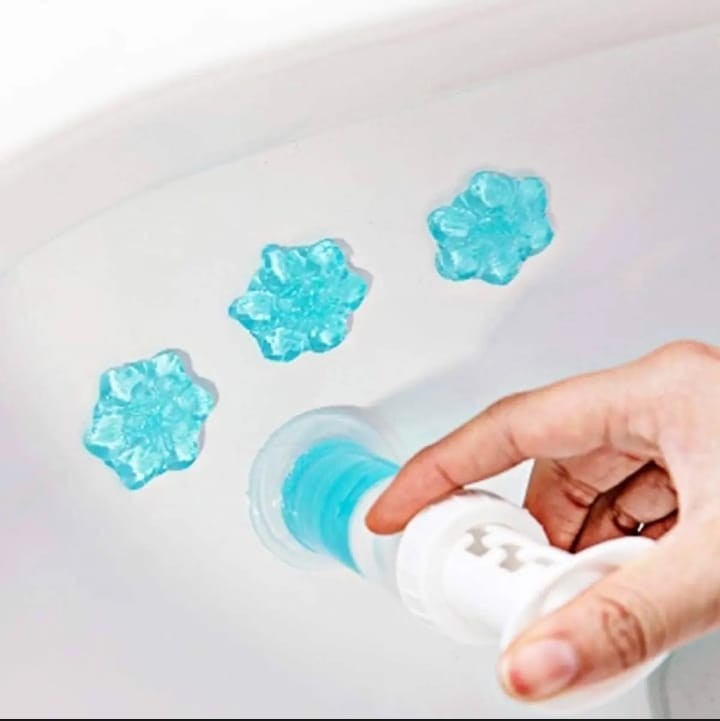 10pcs toilet tablet pack-Automatic Toilet Cleaner Deodorizer Effective Lemon Fragrance Blue Bubble Flushing Toilet Spirit Toilet Bowl Cleaner Toilet Tool