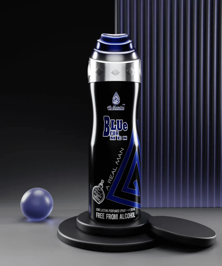 Al-Nuaim Blue For Men Free From Alcohol Long Lasting Perfume Spray 200ml