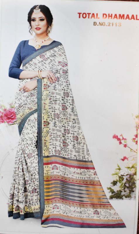 Cotton Saree design for ladies