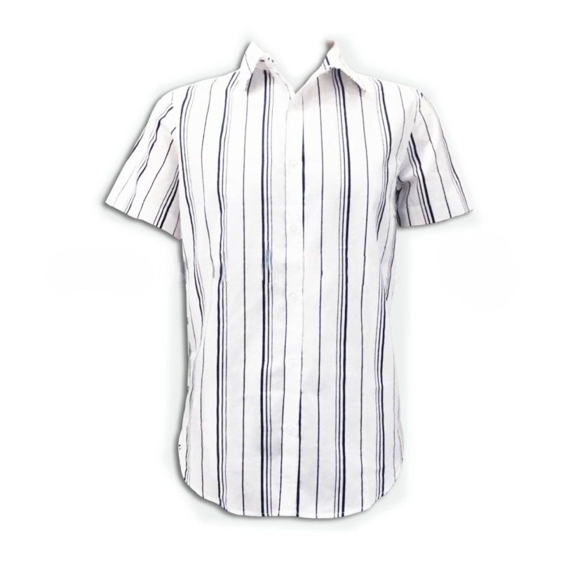 Multi Striped Short Sleeve Shirt