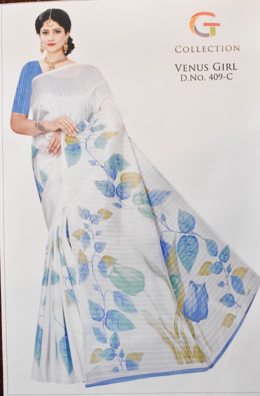 New design Cotton Printed Saree