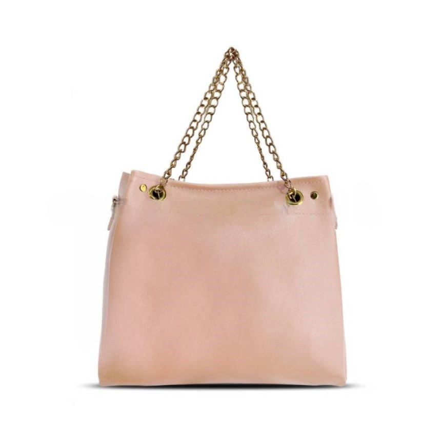 Chain Straps Tote Bag – Peach