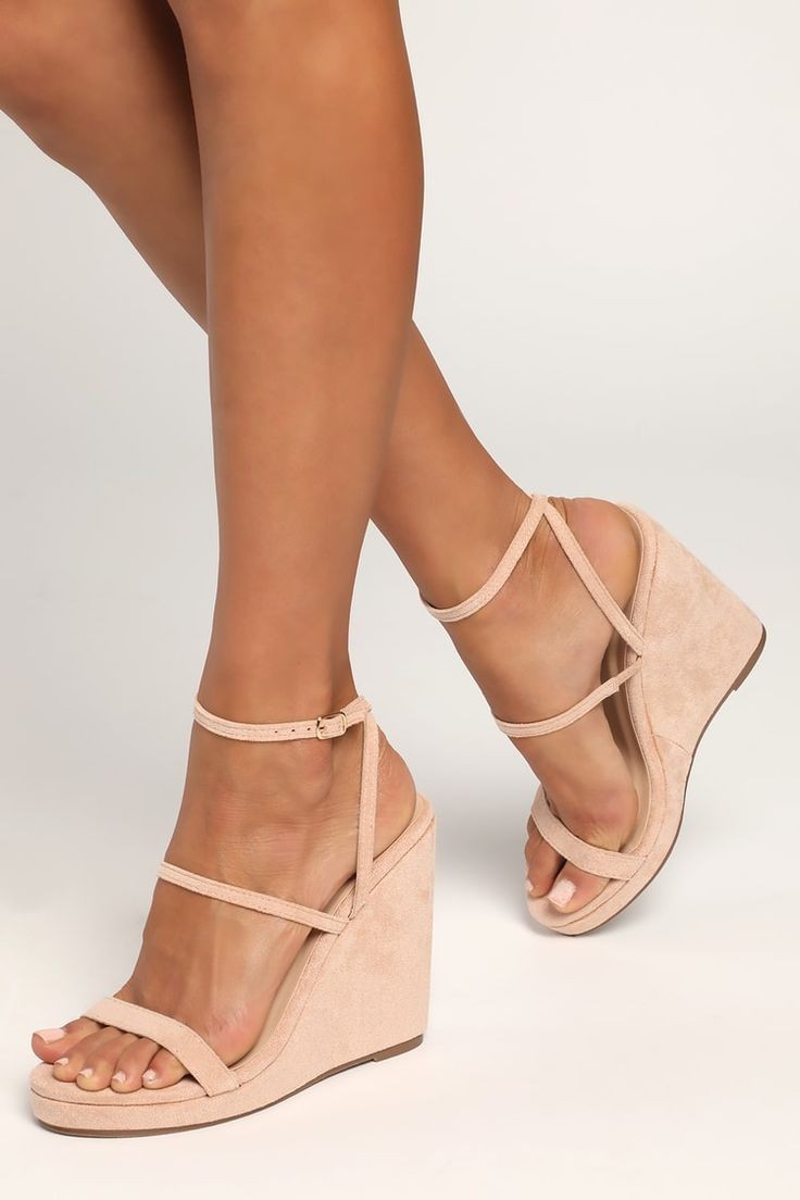 Wedge Heels With Small Strapes