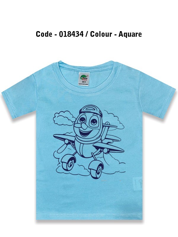 Cartoon Airplane Kids T Shirts