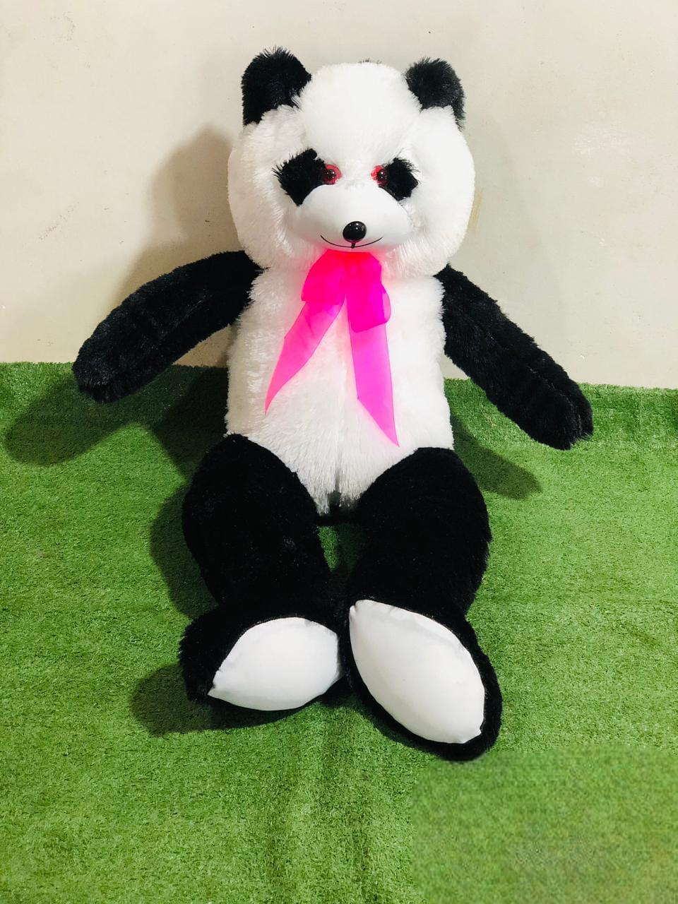 2.5 Feet Panda Design Teddy Bear