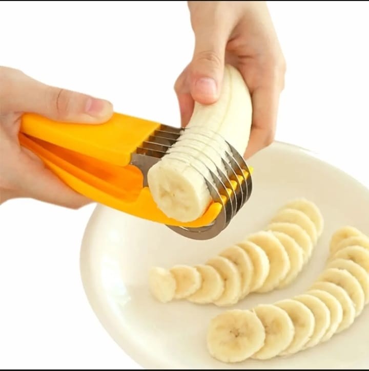 Banana Slicer Stainless Steel 6 Blades