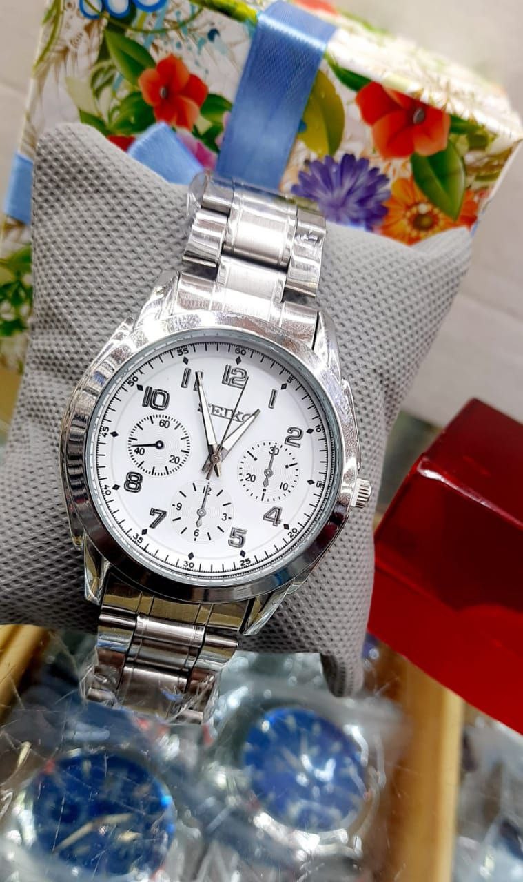 Seiko Luxury Casual Silver Fashion Watch