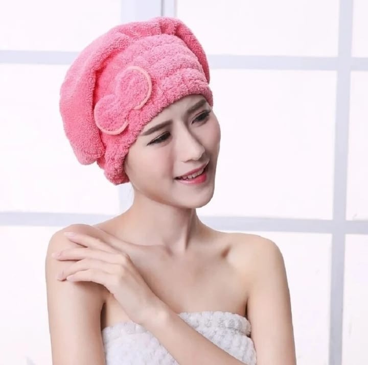 Microfibre Quick Hair Drying Bath Towel Bowknot Wrap Towel Cap Bathroom Accessories Bonnets For Women Designer Shower Cap