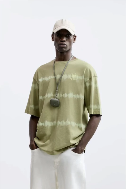 100% Cotton Over  Sized T Shirts - Green