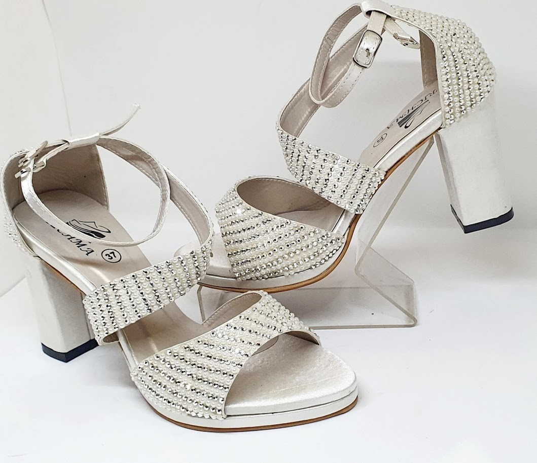 White Colure High Heel For Ladies