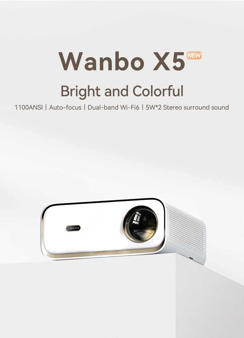 Wanbo X5 Projector Auto Focus High Brightness