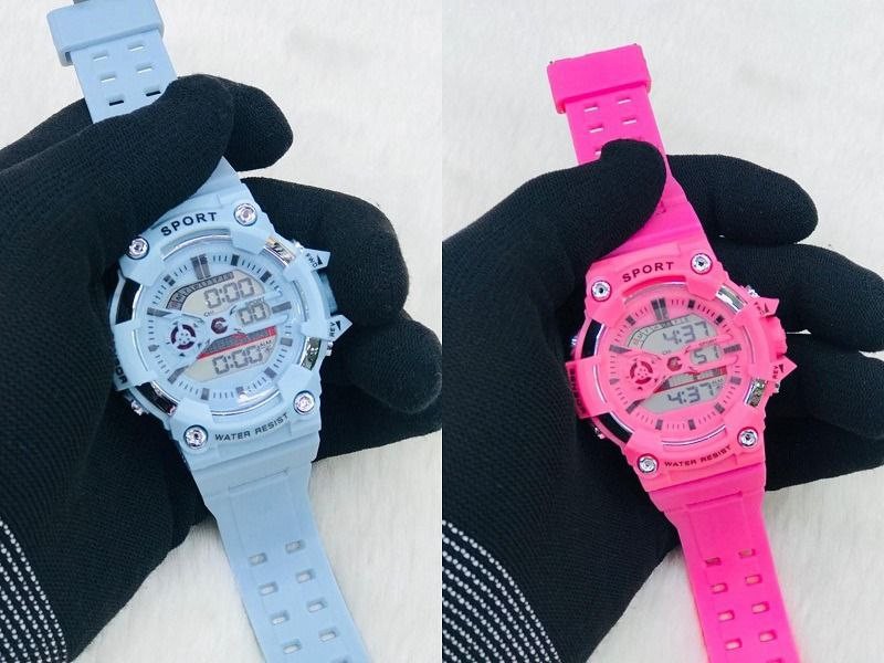 Kids G-Shock Pink & Blue Sport watch