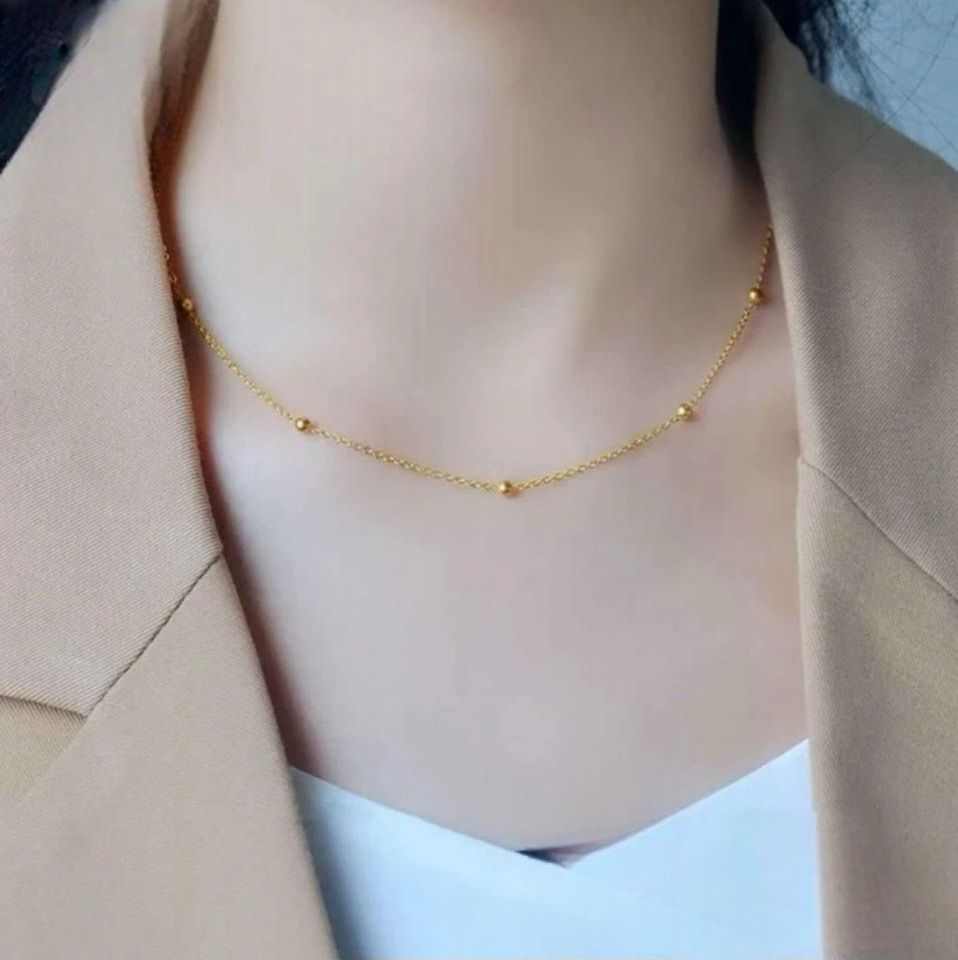 Gold Plated Pearl Chain New Collection