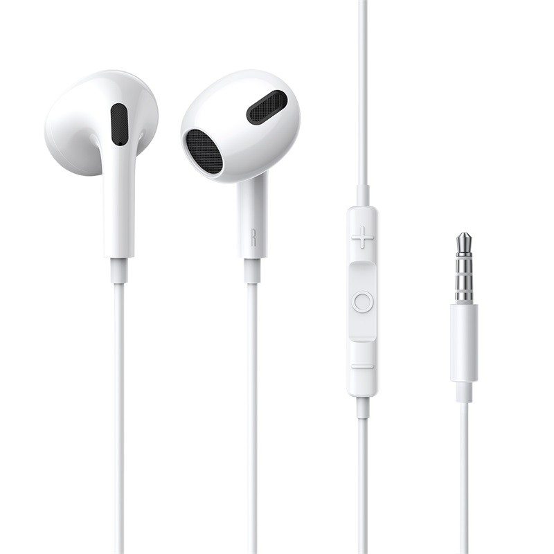 Baseus Encok H17 lateral Wired in-ear 3.5mm Earphone White