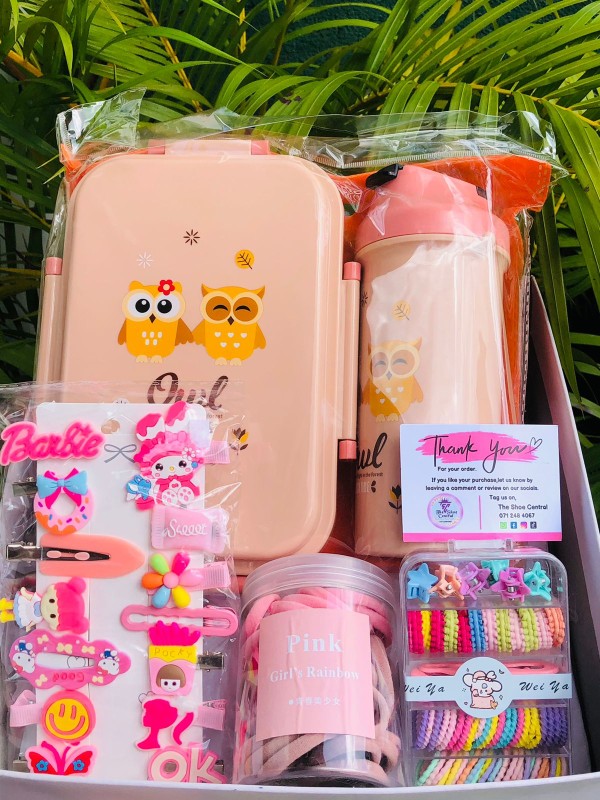 Lunch Box & Water Bottle With Any Items Gift Box