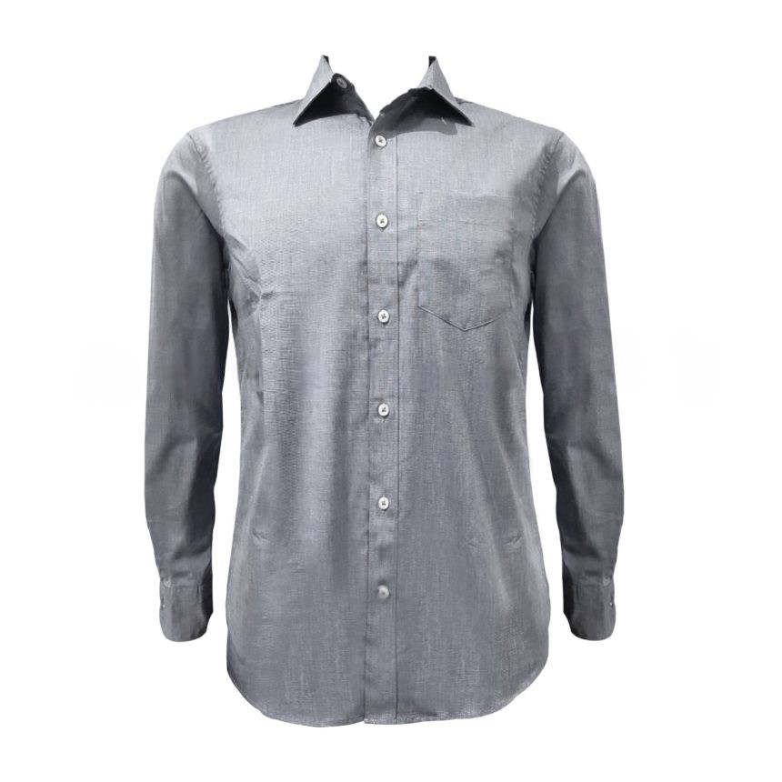 Mini Checked Long Sleeve Shirt – Ash