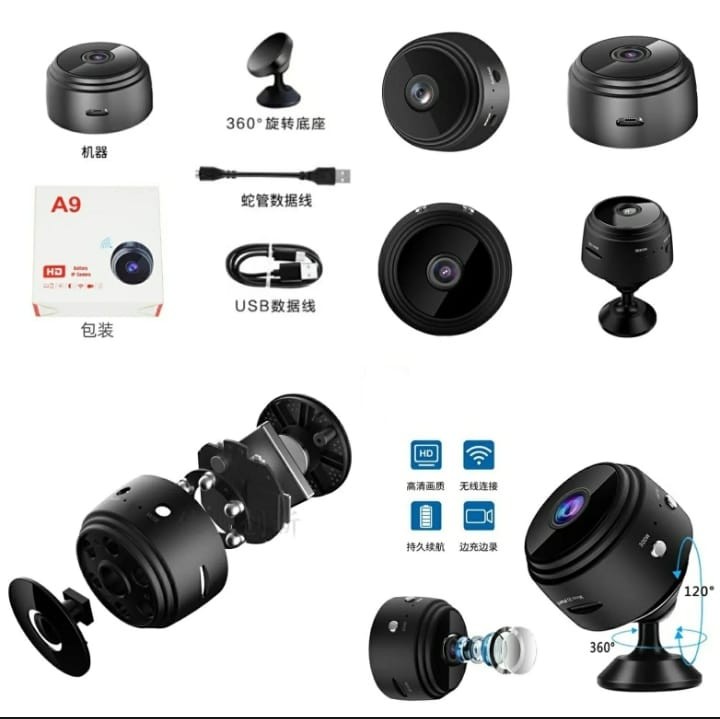 Mini HD 1080P Wireless Camera,Home WiFi Remote Security Cameras,Smart Motion Detection ,Instant Push Notifications, Remote Playback,Magnetic Feature,Night Vision  Camera