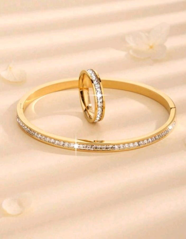 Gold Plated Guaranteed Ring and Bangle