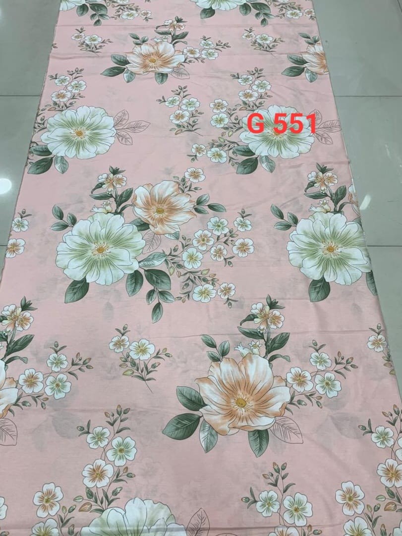 Hi-Quality Printed Bed Sheet Fashionable Design Free Pillow Case