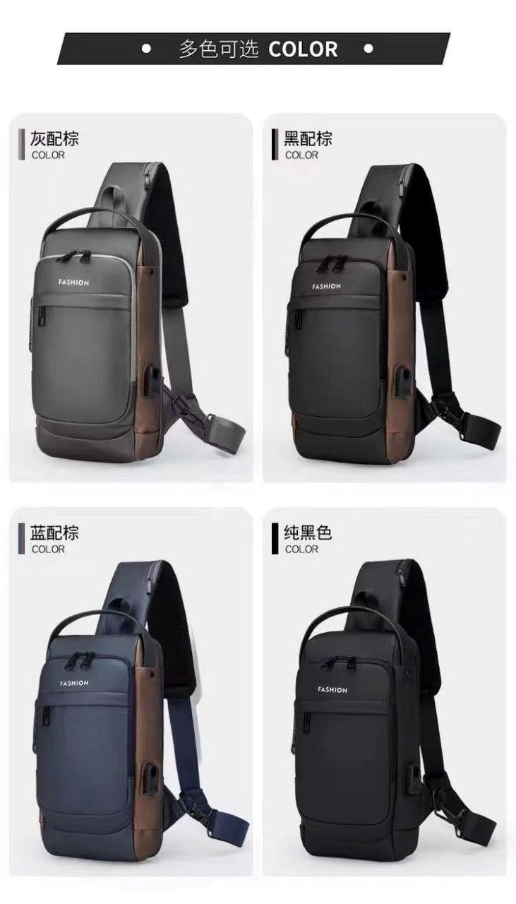 Anti Theft Multi Functional USB Back Pack