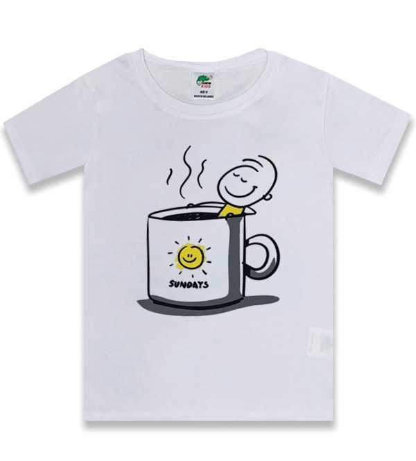 Tea Cup ( Sundays ) Kids T Shirts