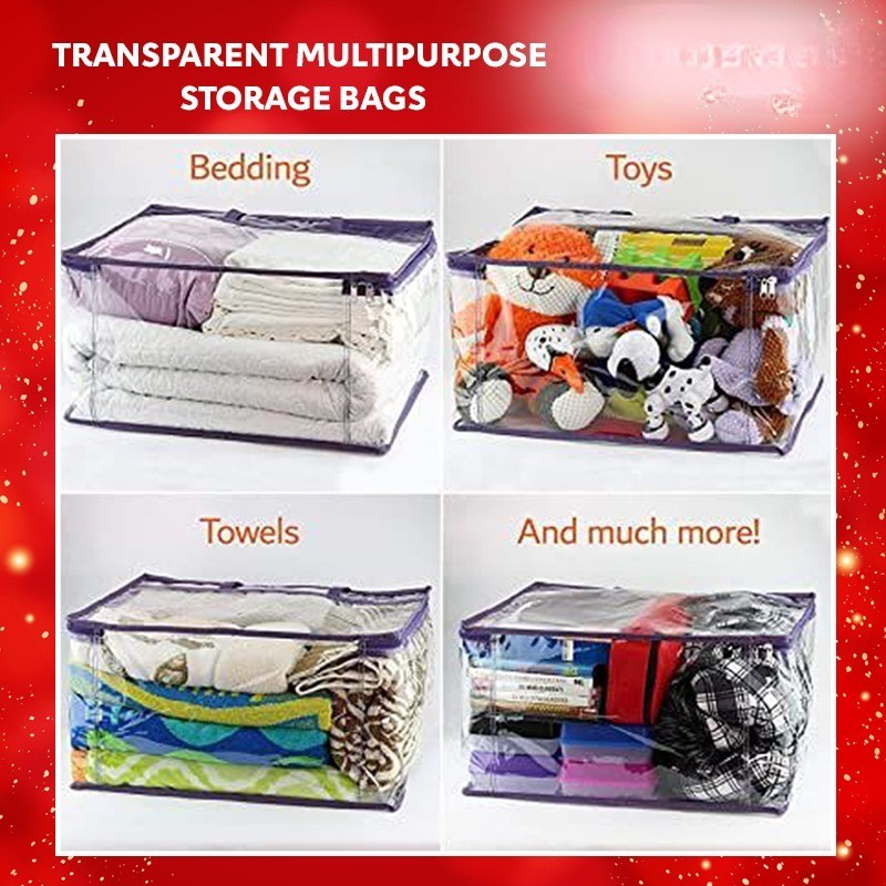 Transparent Fabric Clothes Organizer for Multipurpose