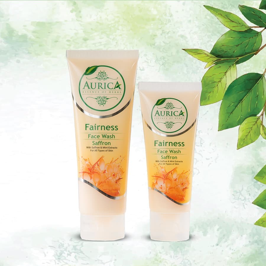 Aurica Face Wash Fairness Saffron 100ml