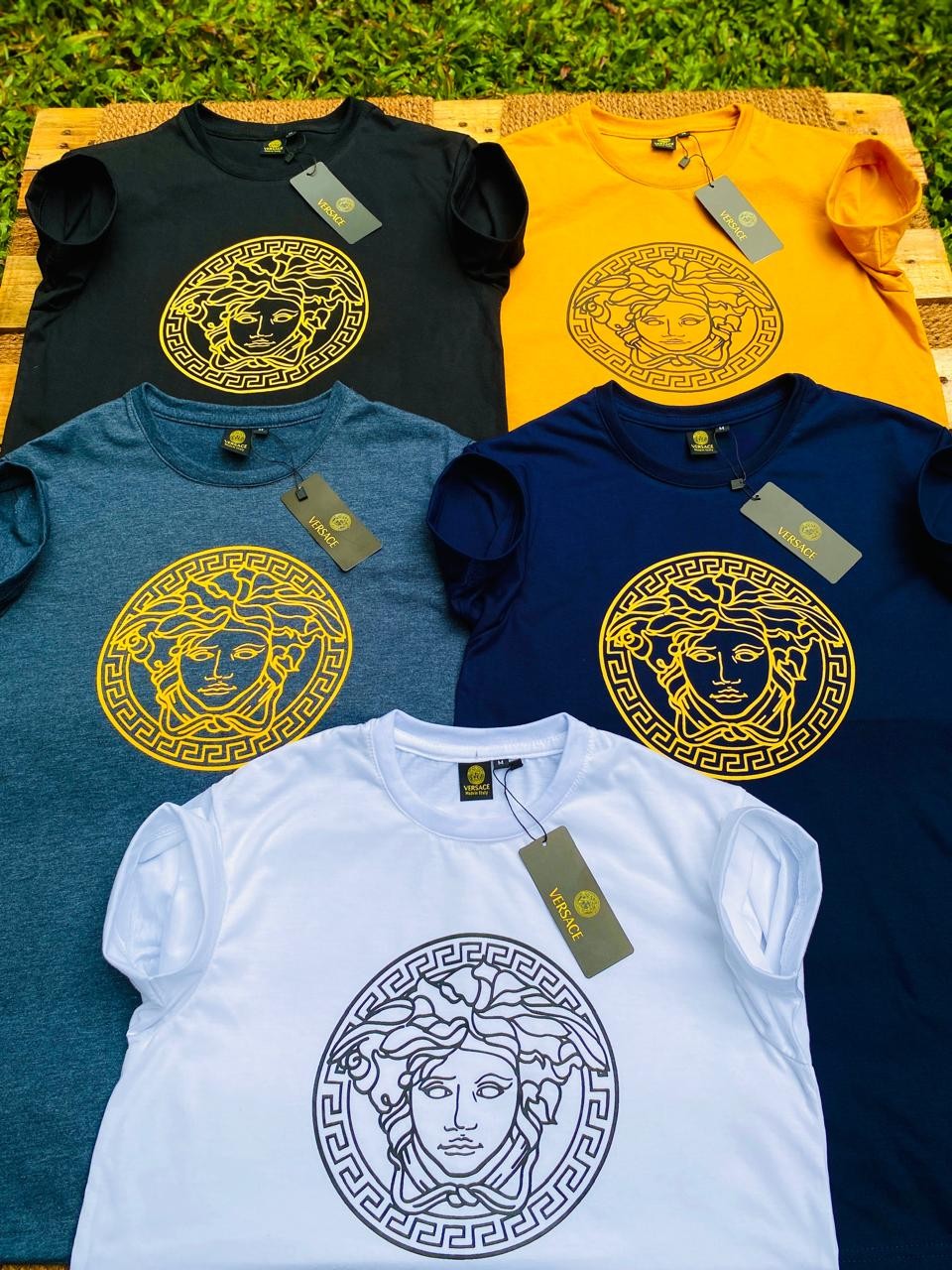 GSM 180 Single jersey material Versace T Shirts