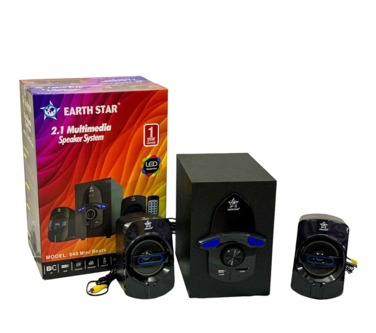Earth Star 2.1 Multimedia Speaker System