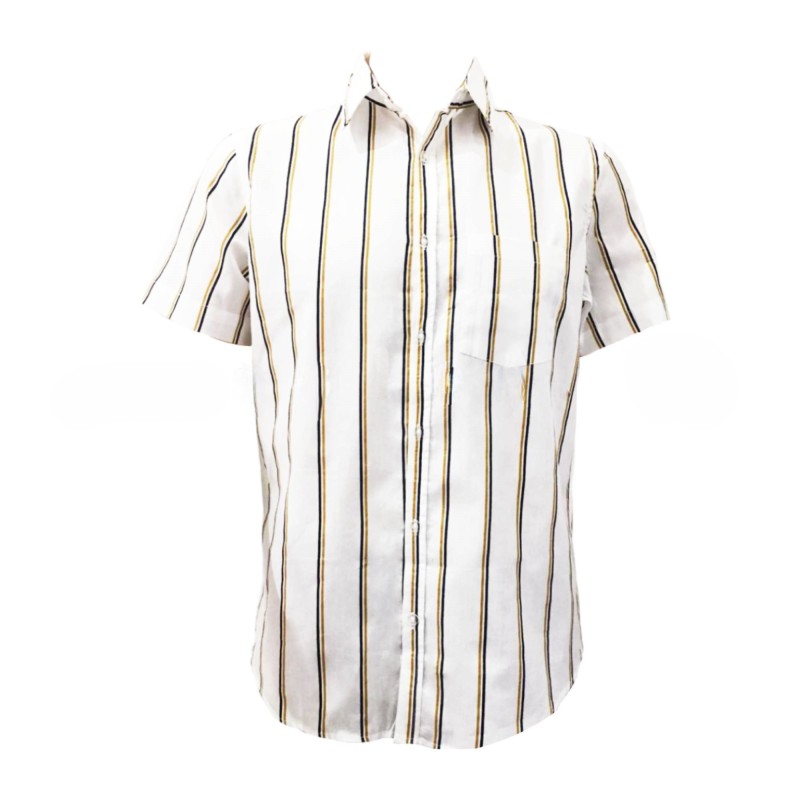 Double Striped Short Sleeve Shirt
