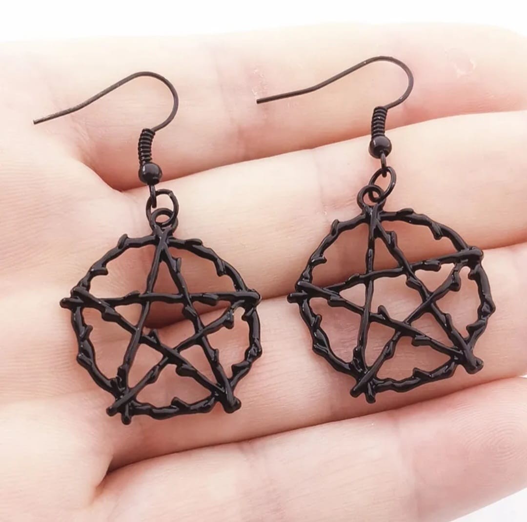 Bohemian Style metal Dangle Star Shape earrings