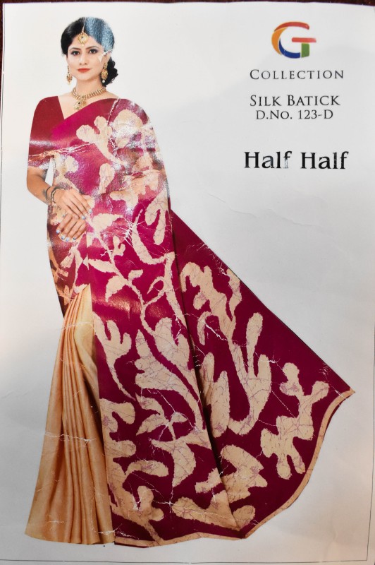 Dark Pink Silk Saree