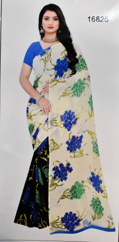 Flower design Saree