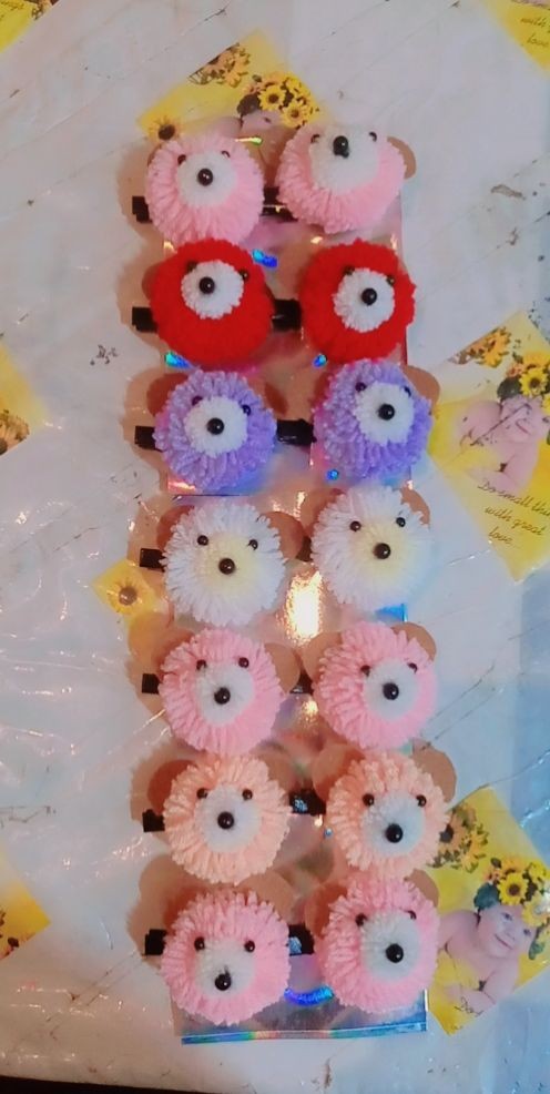 Bear Hair Clips 2 Pcs