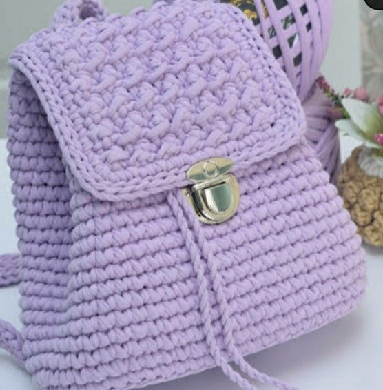 Crochet Back Pack Bags