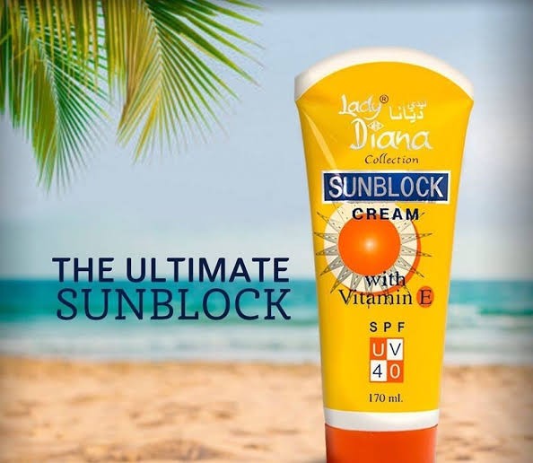 LADY DIANA Sunblock With Vitamin E SPF 40 (170ml)