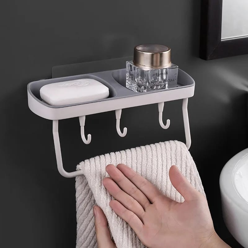 New multifunction double soap  holder with hook