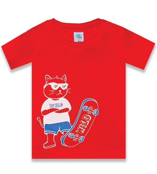 WILD Skate Board Kids T Shirts