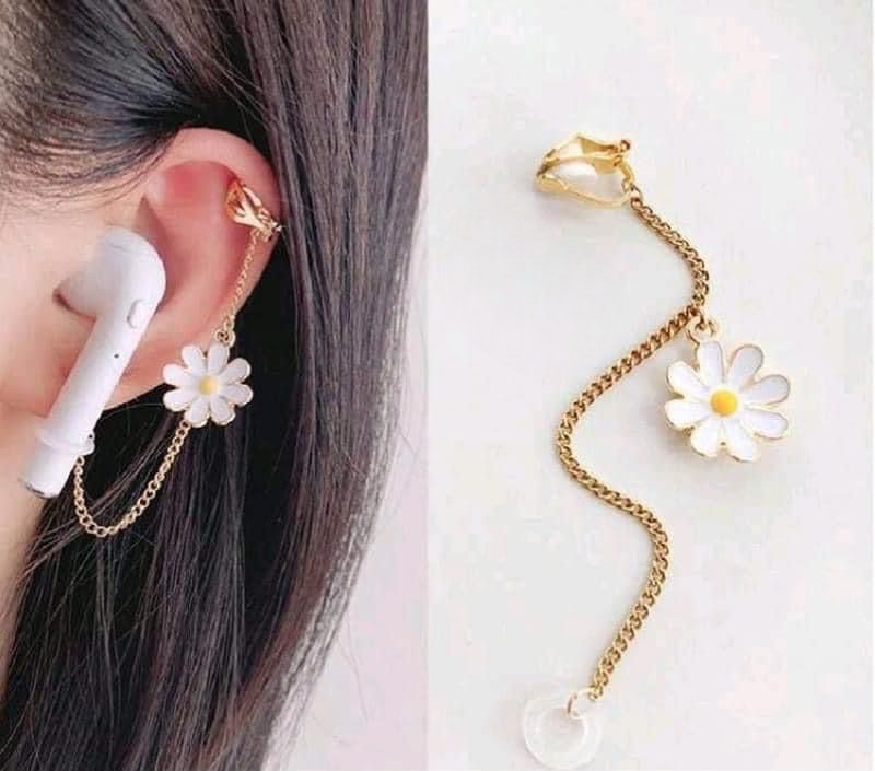 Bluetooth  Earphone Clip with Chain