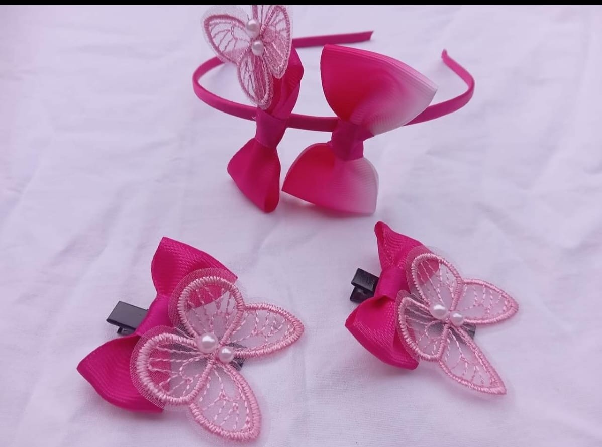 Butterfly Hair clip &  Hair Band