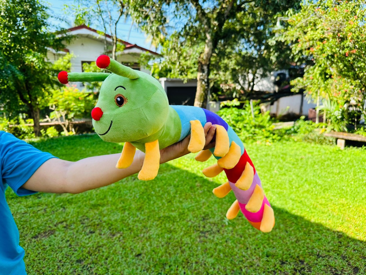 Kiddos Favorite Colorful Caterpillar Soffit Toys