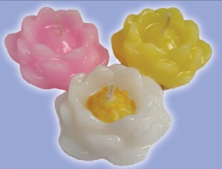 Floating Candles Lotus Shape (S) Size, 6 Pieses