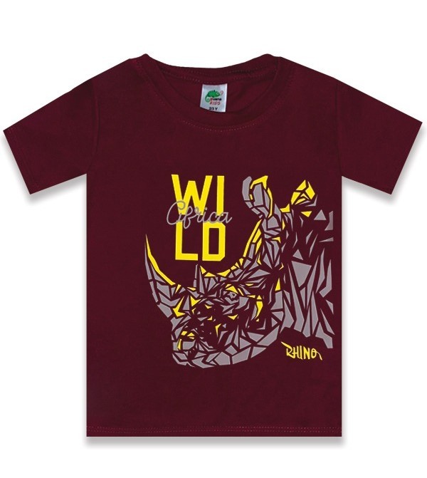 Wild Rino Kids T Shirts